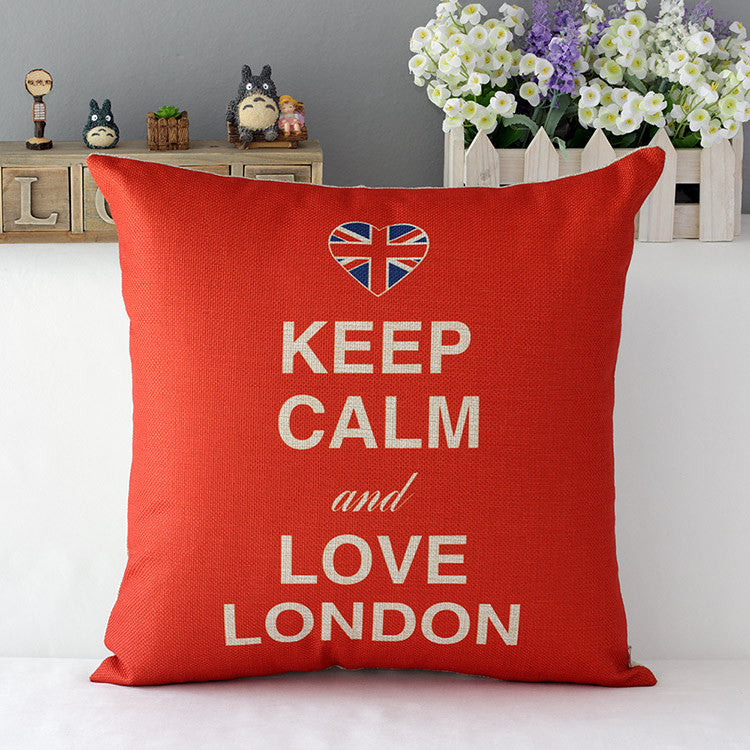 Retro British Style Sofa Cushion