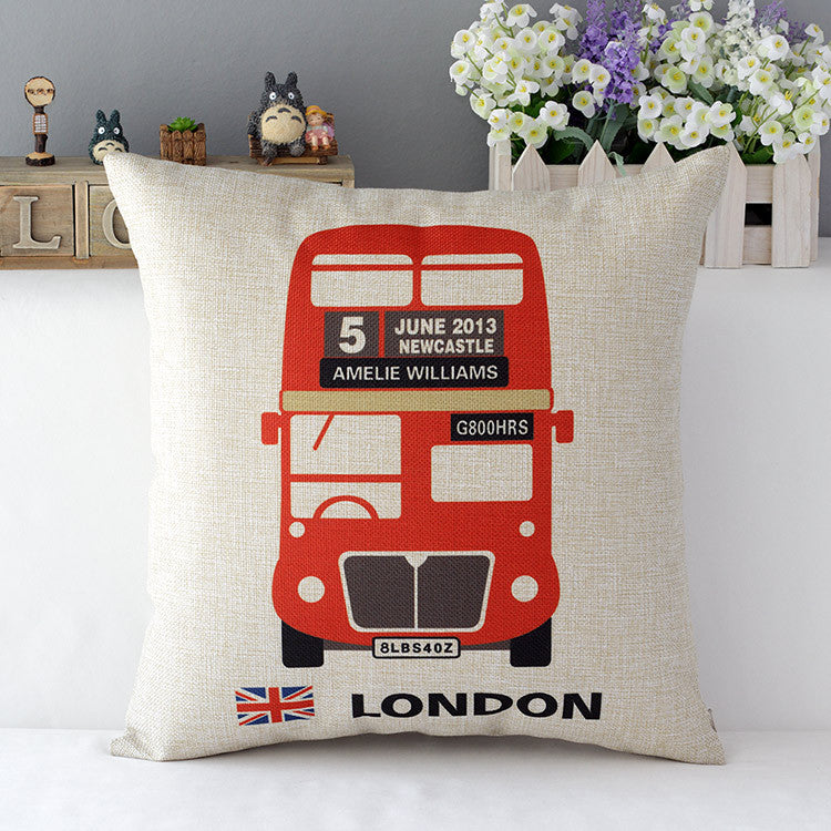 Retro British Style Sofa Cushion